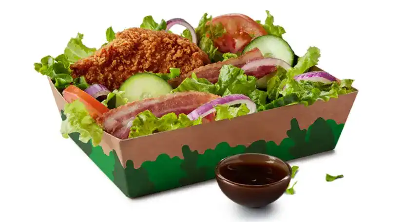 Crispy Chicken and Bacon Salad