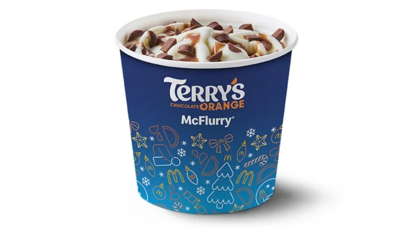 Terry's Chocolate Orange McFlurry